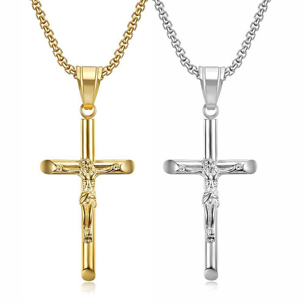2 stk Halskjede Erkeengelen Mikael/St. Benedikt/St. Christopher/ DXGHC
