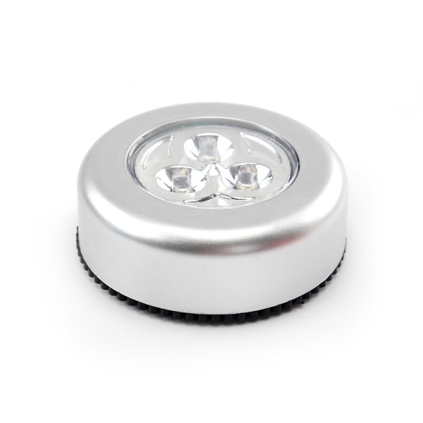 Creative round touch light 3LED3 presslampa för bilbeatlampa sma