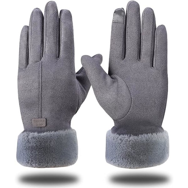 Winter Gloves for Women Warm Touchscreen Glove Windproof Elast