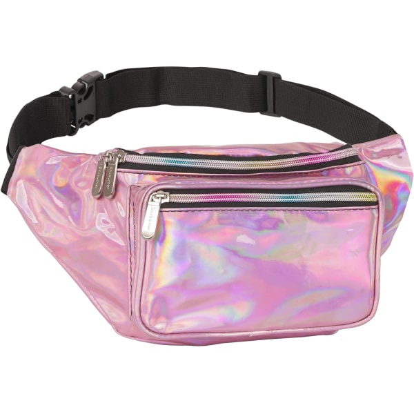 Holographic Rave Fanny Pack - Förpackningar för festivalkvinnor, män | DXGHC