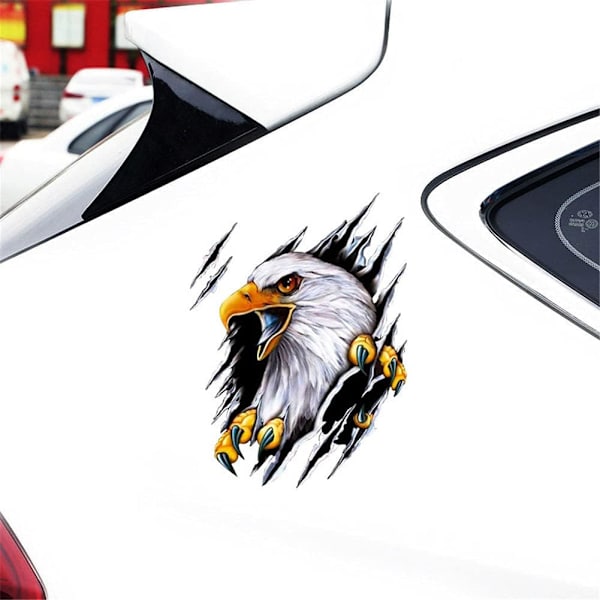 3D Ørn Bilstikker, 3D Ørn Bilsticker Auto Kreativ Dyr