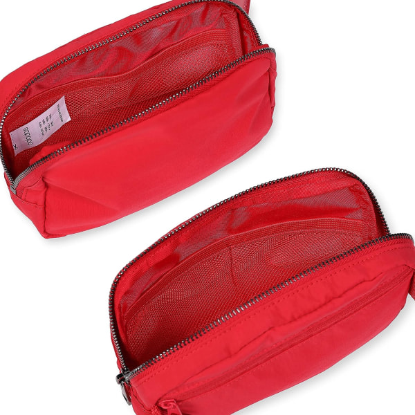 Unisex Mini Bältesväska med Justerbar Rem Liten Midjeväska
