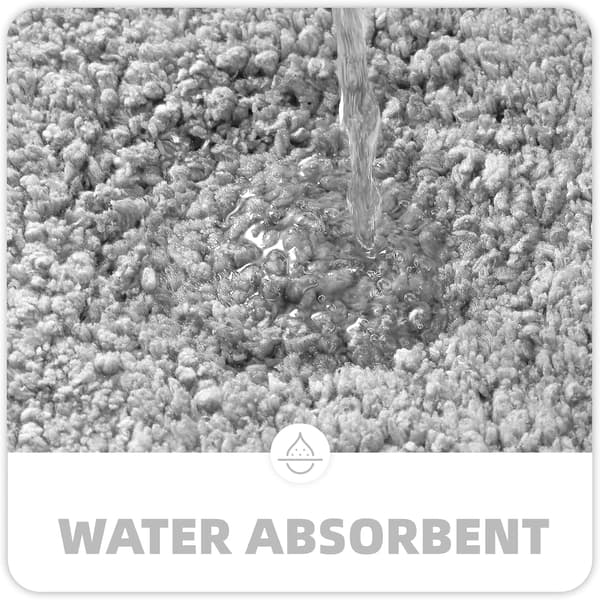 Badematte 50 x 80 cm, Absorberende Sklisikker Badematte, Baderomsteppe