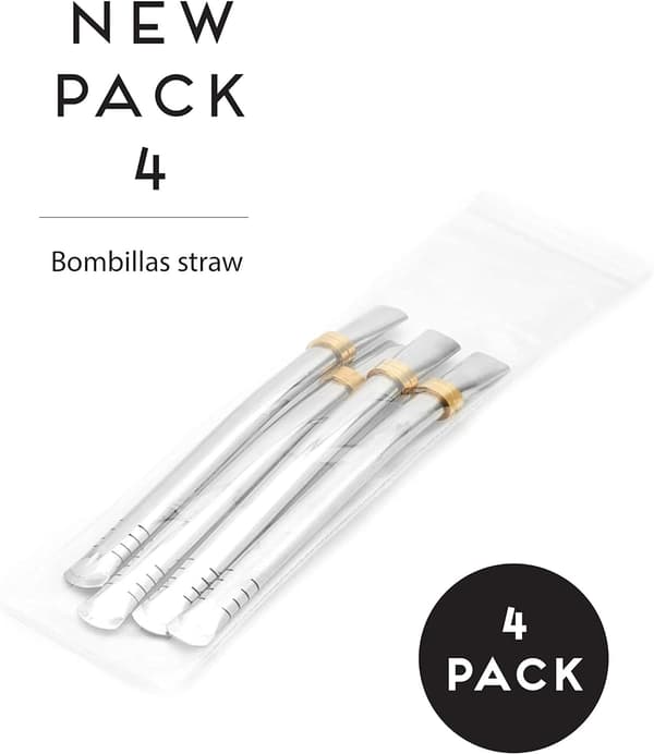 Rustfrit Stål Yerba Mate Sugerør - Bombillas til Mate Gourd - Cle