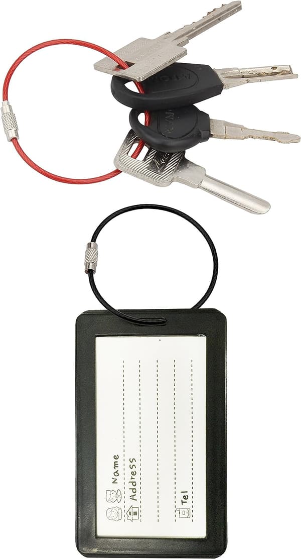 Nøgleringe, 20 Pak 6,3 Tommer 2mm Rustfrit Stål Trådringe Kabel