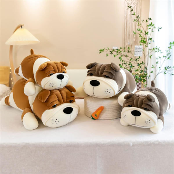 Plush-koira Iso Nukenukke Söpö Piirretty Pehmeä Koira Iso Tyyny Pitkä Heitto Sl