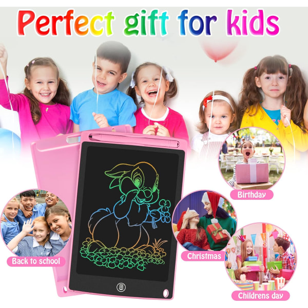 Fargerik LCD Skrivetavle, 8,5 Tommer Tegnebrett Grafikk DXGHC
