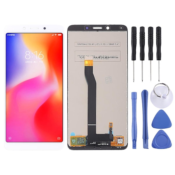 Tft LCD-skärm för Xiaomi Redmi 6/6a med digitaliserare full som DXGHC