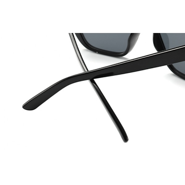 Trendy polariserte solbriller for kvinner Retro kvinner Oversized Square Cat Eye solbriller UV-beskyttelse,
