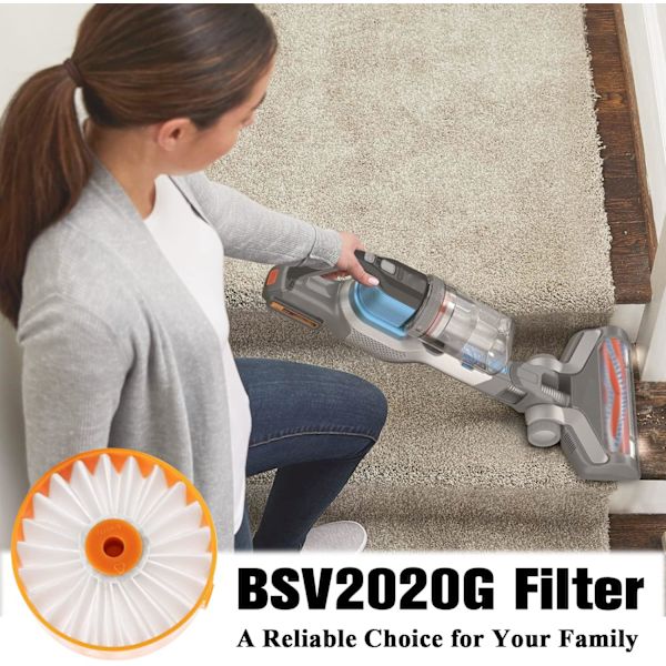 Dammsugarfilter Ersättning Kompatibel med Black+Decker POWERSE