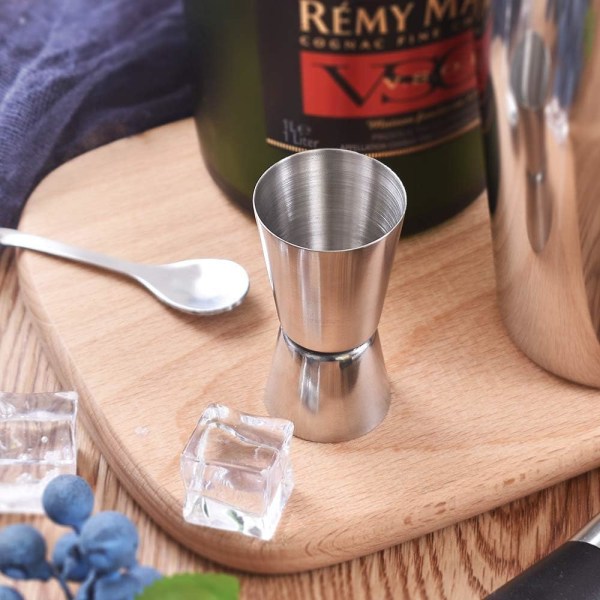 Sæt med 4 Cocktail Jigger, 15 & 30 ML Rustfrit Stål Bar Jigger