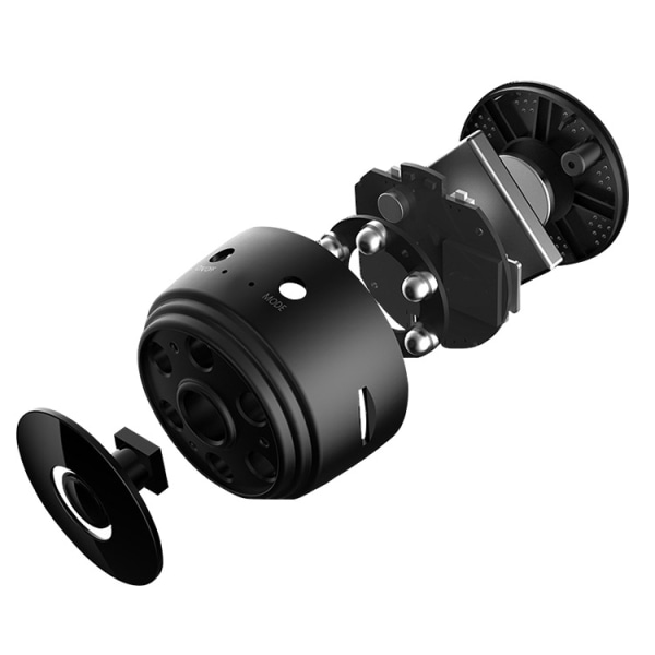Spionkamera dold kamera, 1080P magnetisk wifi-minikamera, trådar