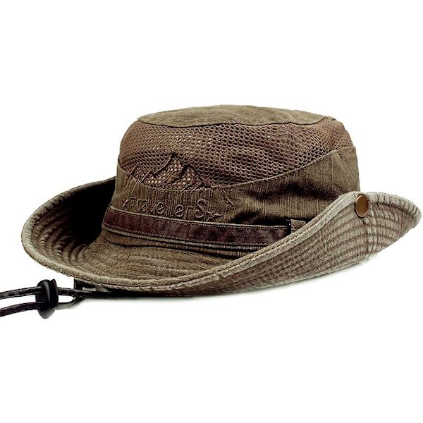 Solhatt för Män Kvinnor Sommar UV-Skydd Utomhus Bucket Hat Safari