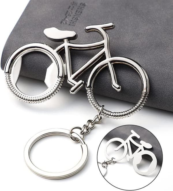 Cykel flaskeåbner nøglering, cykel flaskeåbner, øl åbner nøglering