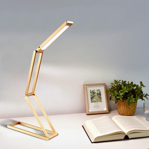 LED-brettet skrivebordslampe med USB-lading og 2 justerbare moduser