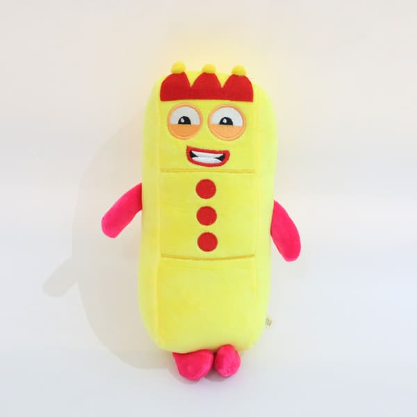 Plushleksak med siffror 1-10, plyschdocka för barn, lekmatta