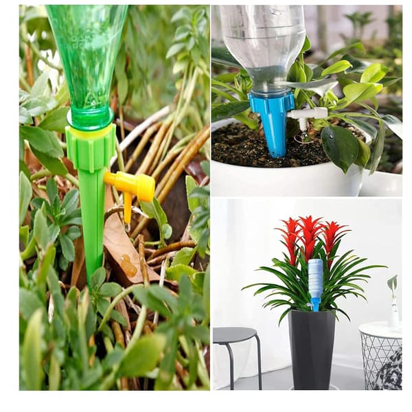 20-pack Bevattningssystem med dropp, Droppflaska, Justerbar Autom