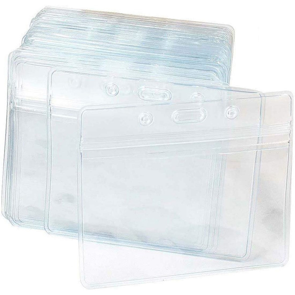 50 stk klare plastsmerkeholdere