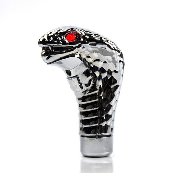 Ny Universal Krom Led Øjne Bil Cobra Manuel Gearskifte Knapper S