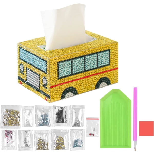 DIY Vævsæske, DIY 5d Diamant Vævsæske, Vævsdispenser, Squa