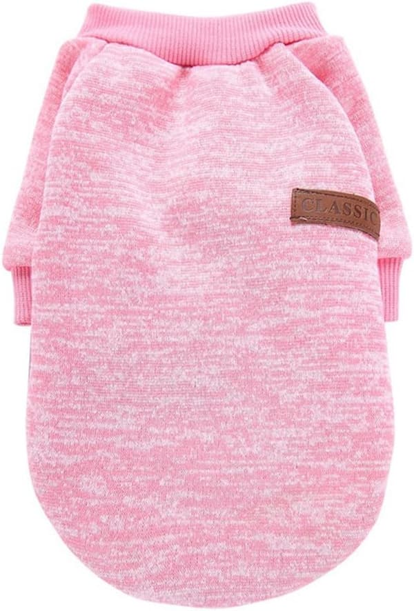 Hundetøj til kæledyr - Blød, tyk og varm sweater til hvalpe