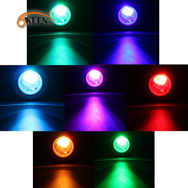 2 stk 7,6 cm Høy Effekt Universal Hodelykt - LED Ring \"Angel Eye\"