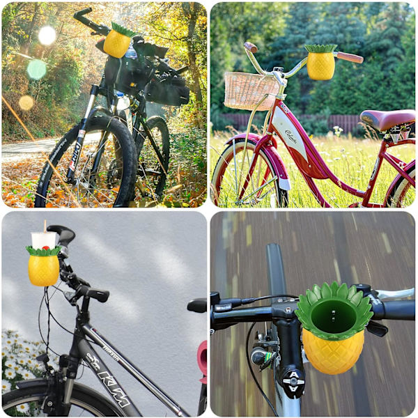 Cykel Ananas Drikkeholder, Sød Cykel Kaffe Kop Holder med