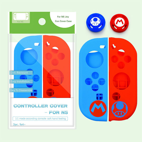 Silikon Blødt Etui Til Nintendo Switch Oled Joycon Hud Beskyttende