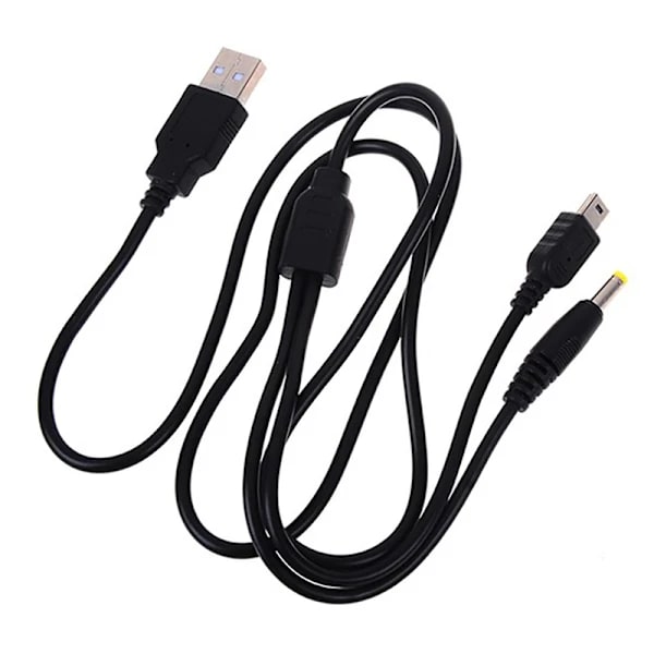 1st 2 i 1 USB 2.0 datakabel lader for PSP 1000 2000,ta