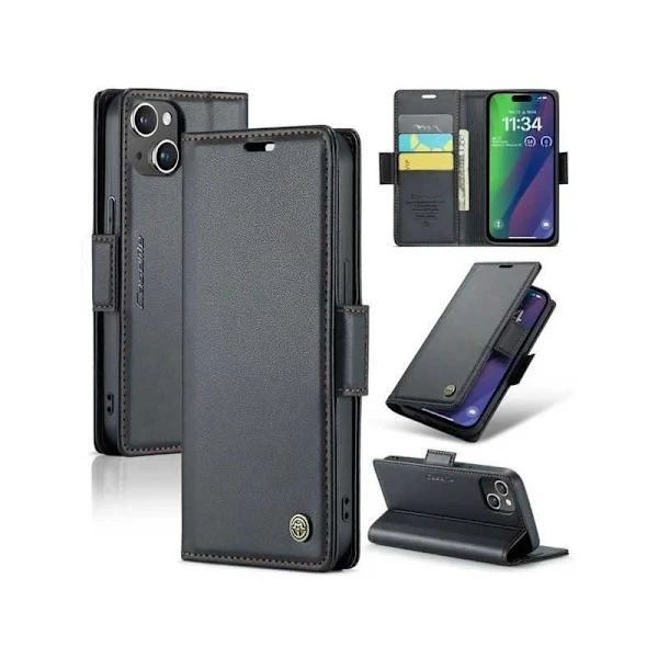 CaseMe Skin Pro Case iPhone 15 Sort