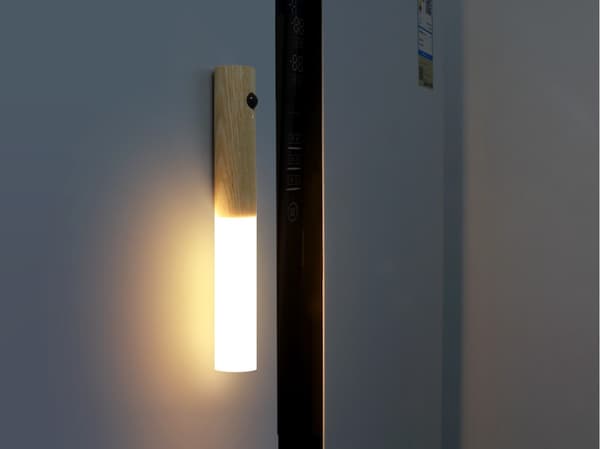 1 stk. Ash Bevægelsessensor USB Genopladelig Smart Natlampe,