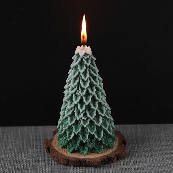 Två julstjärnor och nyårsgåvor med handgjorda doftande ljus