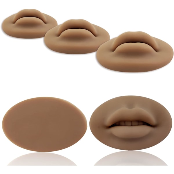 3D Avoin Suu Silikonikulmat Harjoitteluihon ja Hampaille Puolipermanentit