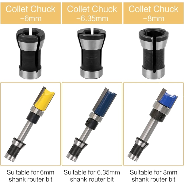 Collet Chuck Hode, Chuck Adapter Borrel Tilbehør Collet Chuck M