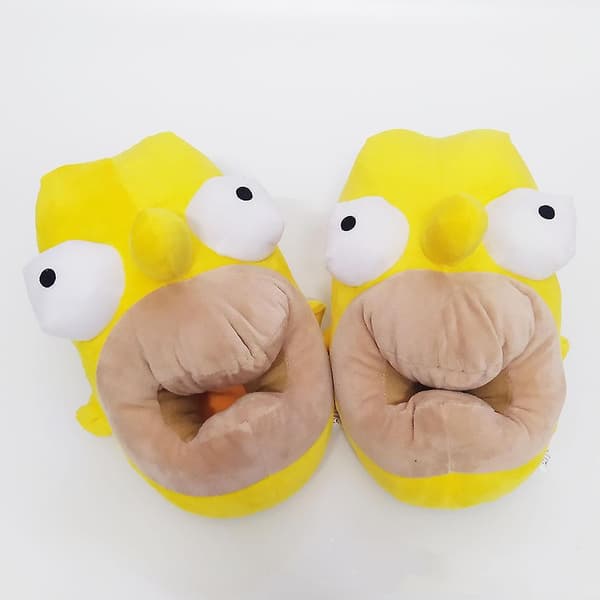 The Simpsons Roliga Plyschtofflor Varma Vinter Inomhus 1 Styck
