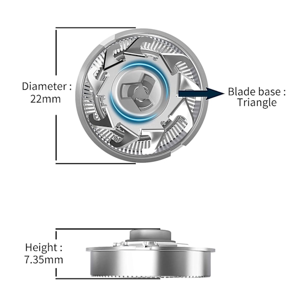 Til Flyco Shaver FR8, Elektrisk Skraber Hoveder, Mænd