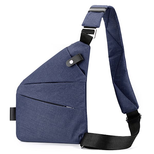 Antistöld Resväska, Crossbody Väska Resväska för Kvinnor och Män, Multi-Pocket Justerbar Axelrem, 2