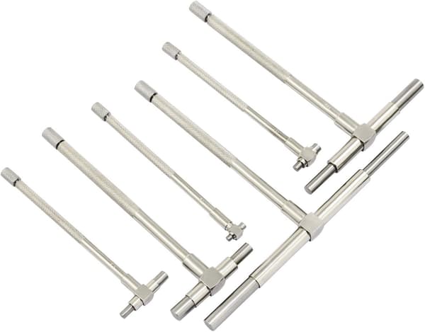 6 st Precision Teleskopiska Mätare, 8-150mm Inre Mikrometer Mätning