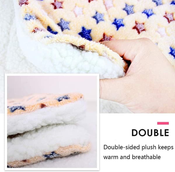 3-pack Plush Sovmatta för Smådjur - Varma och Fluffiga F DXGHC