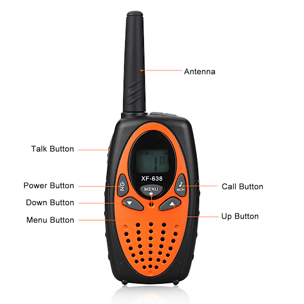 Walkie Talkie -lapset, lelut 5-13 vuotiaille pojille ja tytöille, avaimen lukitus