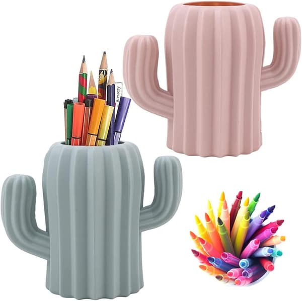 Blyantstativ, 2 stk. Skrivebordsblyantstativ, Organiser Pot Holder