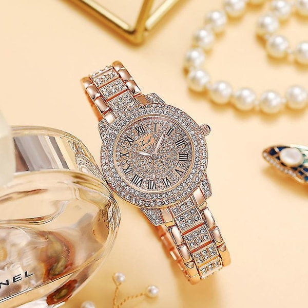 Dww-ny watch Diamond Steel Band Vattentät Dam Wa DXGHC