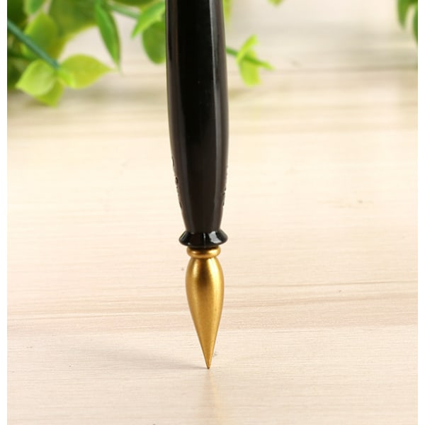 6 stycken skrapguldpennor i plast, enkla DIY-skrapstift