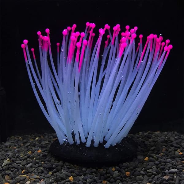 Kunstige Akvarium Vandplanter Silikon Anemonfisk Akvarium DXGHC