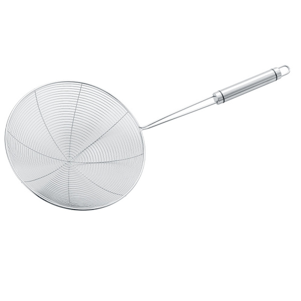 Sil Colander i Rostfritt Stål 304, Djup Fritös Sil Hängare,