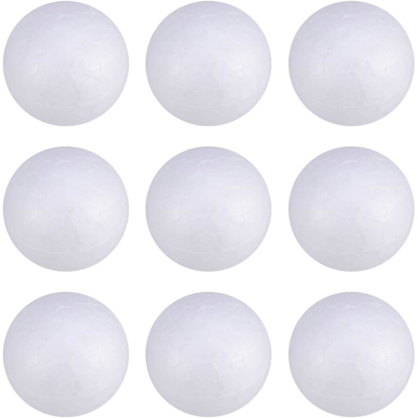 100 styrofoamklot vita DIY styrofoamklot för konst och hantverk