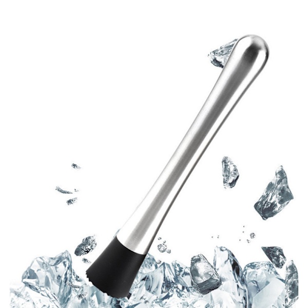 Cocktailblender i rustfritt stål med isknuser