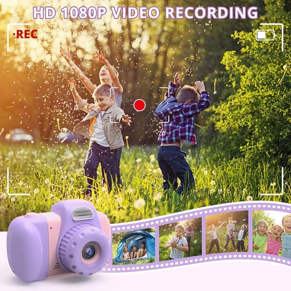 Rabatt Rabatt Barnkamera Leksaker för Flickor 3-8 år - Jul