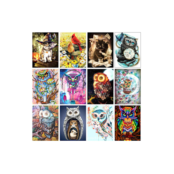 5D diamantmaleri, kit efter tal, diamantmaleri, diamantbroderi