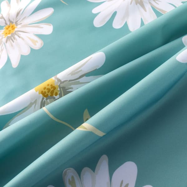 Bruseforhæng 180x180, tekstil badeværelsesforhæng lavet af polyester